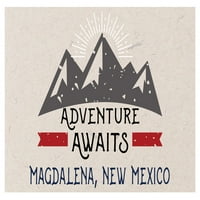 Magdalena New Mexico Suvenir Frižider Magnet Avantura čeka dizajn
