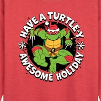 Tinejdžer Muntunt Ninja kornjače - imaju turtey fenomenalni odmor - ženski lagani francuski Terry pulover