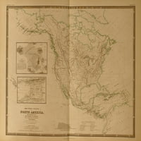 Fizikalni atlas: niz mapa i napomena ilustrira geografsku raspodjelu prirodnog plaka za plakat fenomena