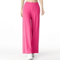 Durtebeua ženske hlače široka lužnjaci nogu labavi sportski pant ružičasti