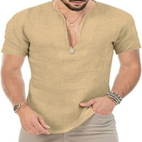NOLLA MENS T majice V izrez Ljetni vrhovi kratki rukav majica Men Regular Fit Pulover Pulover Bluza