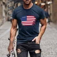 Muški sportsko košulje Casual Ljeto 3D digitalni ispis Fitness kratke hlače rukavice T-majice Bluzes