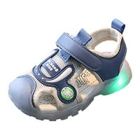 Svjetlo na LED dječjim cipelama modne povremene dječje cipele djevojke sandale meke jedinice dječje