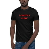 3xl Crvena logistička službenica s kratkim rukavima pamučna majica s nedefiniranim poklonima
