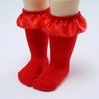 Dječji čarape za dječake meke donje cipele princezene podne čarape crvene s
