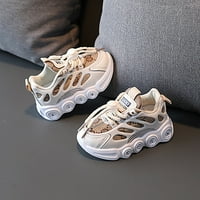 ECZIPVZ TODDLER Cipele za djecu LED svjetlosne trake cipele čipke up platnene cipele Kids casual cipele