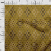 Onuone pamučne kambric tamno senf tkanina Argyle šivaće materijal za ispis tkanina sa dvorištem širom