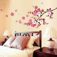 Lovehome Room Bresch cvjetni cvjetni leptir zidne naljepnice Vinilne umjetničke naljepnice Decor Mural