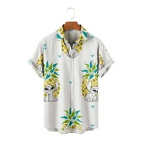 Muška havajska majica kratkih rukava Lilo Stitch Najbolji prijateljski uzorak dolje Summer Beach haljina