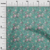 Onuone pamučna kambrska teal zelena tkanina cvjetna haljina materijal materijal tkanina za ispis tkanine
