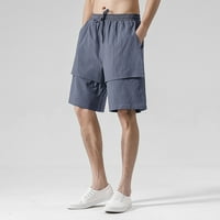 Teniski šorc za muškarce Moderne kratke hlače za muškarce Muške posteljine čvrste boje kratke hlače