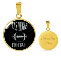 LAS Vegas Fudbal Fan krug ogrlica od nehrđajućeg čelika ili 18K zlato 18-22