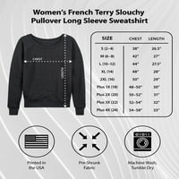 Instant poruka - Patrick je bio svetac i aint - ženski lagani francuski pulover Terryja