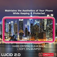 OnePlus 3T Case PLLPlus futrola, Punkcase [lucid 2. Serija] [Clear Back] Oklopni poklopac W Integrirani