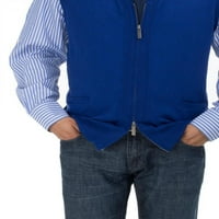 Muški pulover Kraljevski plavi pamučni džemper DTI Darya Trgovanje