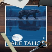 Jezero Tahoe, Kalifornija, medvjed noću