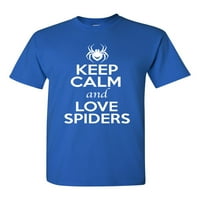 Držite mirne i ljubavne pauke Web insekti ljubavnički ljubimci za odrasle majica