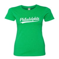 Idi na grad Filadelfija Pennsylvania Modna skripta Deluxe Soft Majica Muške žene