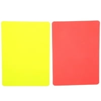 Soccer Games Sutradni sudac sudac Red Card, praktični fudbalski crveni i žuti karton, PVC materijal