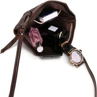 Cocopeants originalna kožna torba za križanje za žene retro ramena torba lagana torba modne satchel