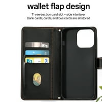 Dteck Crossbodybody Wallet futrola za iPhone pro max, magnetsko zatvaranje Flip Folio torbica zaštitna