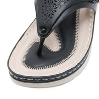DMQupv Jelly Flip Flops Sandale za žene Modne ženske sandale Velike pete Ženske sandale Žene Klin sandale