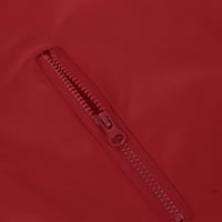 Uorcsa modna gumba za zatvaranje novih čvrstog toplih alata muški kaput crveni