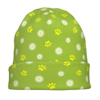 Žuto cvijeće Slouchy Beanie za žene Muškarci Stretch Sleep Hat Funkcija Poklon Jesenska casual Headwear