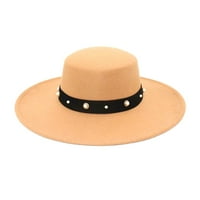 Heiheiup Fedora šeširi za muškarce Žene Elegantna zimska vuna kašika šešir 1920S Vintage Cloche Bowler
