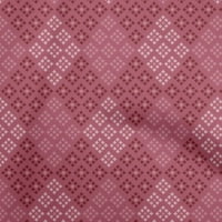 Onuone viskoze dres ružičaste tkanine Argyle Haljina materijal tkanina za ispis tkanina sa dvorištem