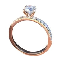 Izvrsni prsten za angažovanje vjenčanog nakita Pribor poklon, tinejdžerski girlos
