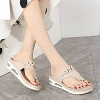 Cipele za žene kline zračne kamenske sandale papuče otvorene nožne sandale Ljetne casual žene rimske