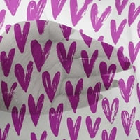 Onuone viskoza Šifon Fuschia Pink Tkanina Valentinove srčane haljine Materijal Tkanina od dvorišta Široka