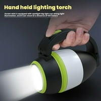 3-višenamjenski LED lampin za kampiranje Prijenosni sklopivi vanjski šator za punjivo svjetlo za hitnu