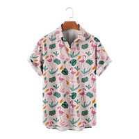 Flamingos Simplicity Hawaii Beach Boys Košulje Tanke tkanine The Baby Thirts Summer Children Dise odjeća