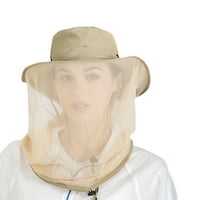 Mreža mosquita Safari šešir za zaštitu od sunca Boonie kape za muškarce sa vratnim poklopcem Pecanje