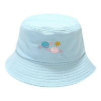 Kašika šešica ženski modni tisak sunčevih ribarskih kapu za pramen kapu na otvorenom kašikom šešir bijeli