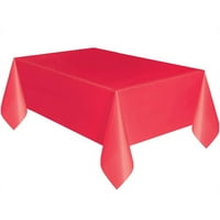 Veliki plastični pravedni stol za poklopac obloga Obriši čisti partijski stolnjak pokriva RD crveno