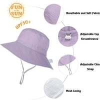 Baby Sun Hat Upf 50+ Sunčana zaštitna kašika kašike HAT Ljeto Kids Plažni šeširi Široki obod na otvorenom