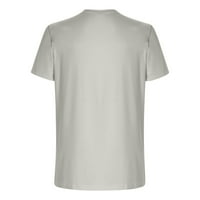 Muška majica Plus Veličina Casual Okrugli izrez Grafički pulover Fitness Sports Short rukavi majica