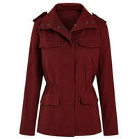 Outfmvch Cardigan za jaknu za žene plus veličine Dnevna jeseni obični kaput Redovni fit prozračni kasutni