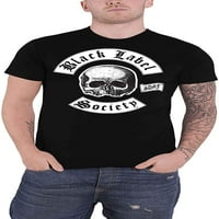 Majica crnog etiketa Društva Majica Almighty Band Logo Službena muška crna veličina