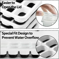 Pakovanje leda, ladice za jednostavno izdanje silikonske i fleksibilne posude od 14 leda sa uklonjivim