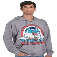 Tootsie g. Sov Američki patriot USA Zip up hoodie muške ženske brine za brisko 3x