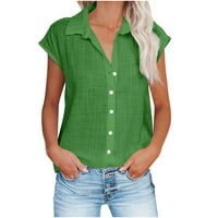 Giligiliso ženski vrhovi majica majica ženske bluze s majicom V-izrez