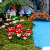 Minijaturna gljiva mini gljiva bajkov vrt šarene gljive veličine s miješane boje