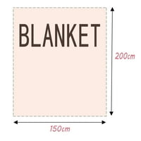 DETDTPE ponderirani pokrivač komforan omotaj pokrivač pokriva za poklon za ljubitelje porodičnih prijatelja