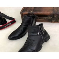 Difumos Muške haljine čizme patentne patentne cipele Udobne cipele za gležnjeve Radni modne kožne cipele