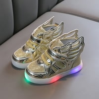 Dječja djeca dječje djevojke tenisice Bling LED svijetlo svjetlosne sportske cipele