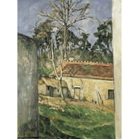 Paul Cezanne Farmyard Extra Velike umjetnosti Print Zidni zidni zidni poster Premium XL